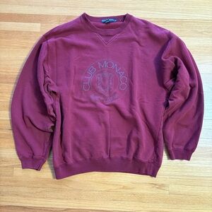 Vintage Maroon Club Monaco Sweatshirt
